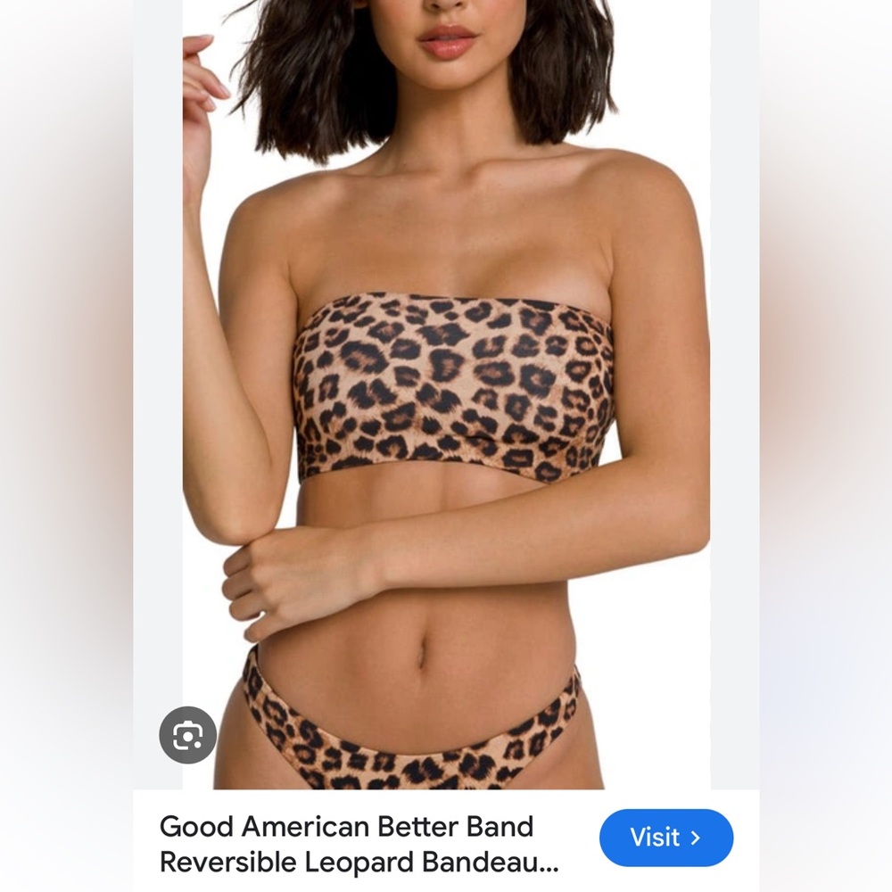 Good American leopard bikini